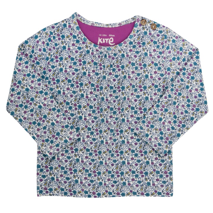 Bluza Ditsy 95% bumbac organic, 5% elastane 86 CM