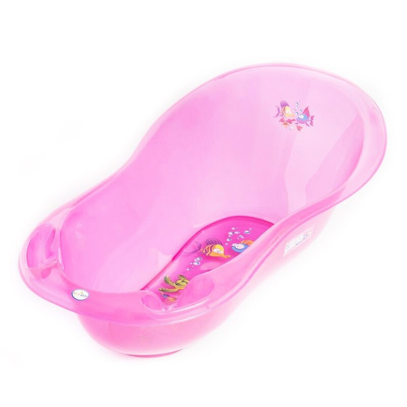 Cadita cu termometru 86 cm Tega Baby Aqua 006165, Roz