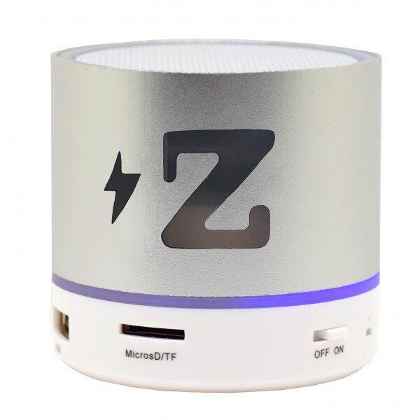 Boxa Portabila iUni DF15, BT, Slot Card, Radio, Aluminiu, Argintiu