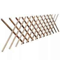 gard extensibil din lemn impregnat vidaxl maro 250 x 100 cm imagen 17_0_
0