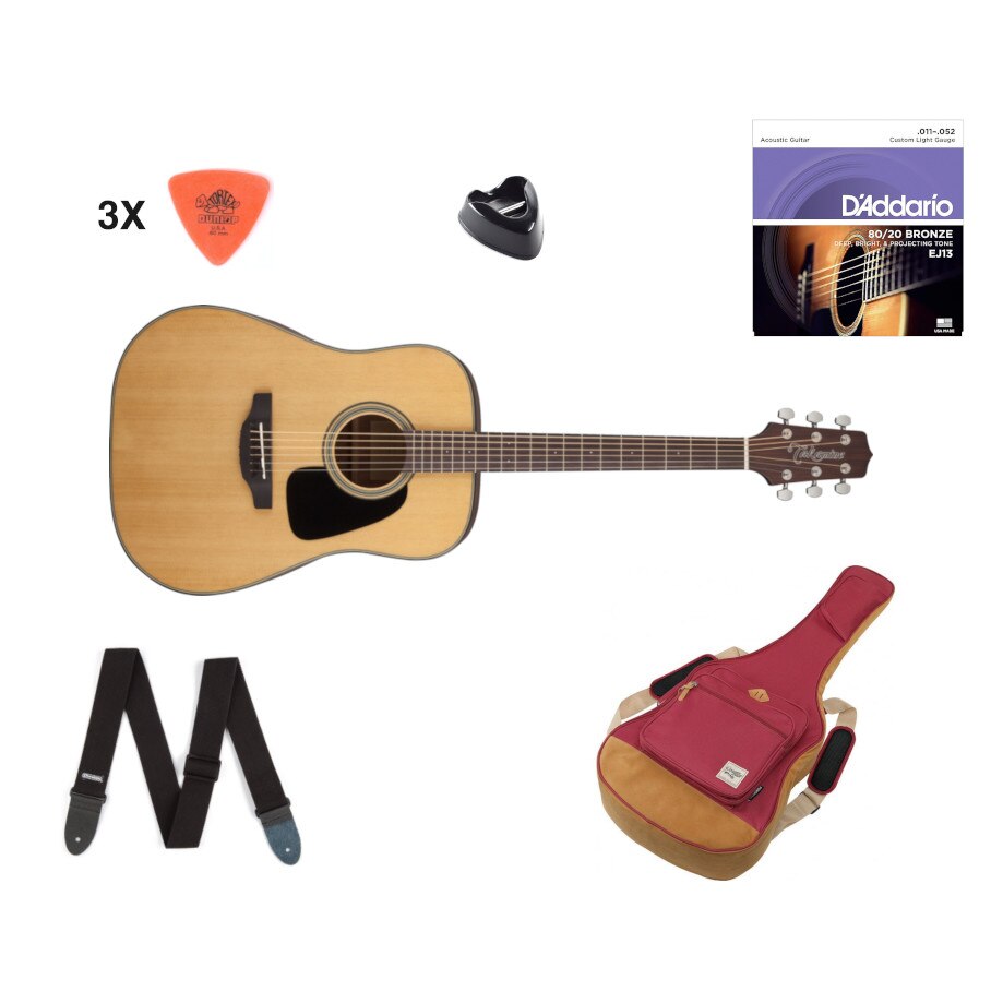 Pachet Chitara acustica - Takamine GD10-NS cu Accesorii