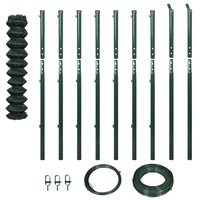 set gard plasa de sarma cu stalpi din otel vidaxl verde 197 x 15 m imagen 51_0_
0