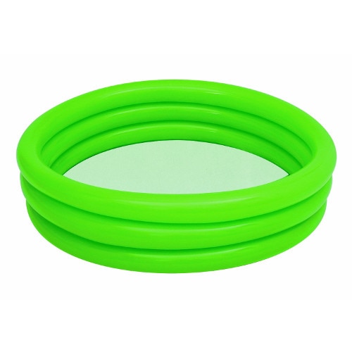 Piscina Gonflabila cu 3 Inele 102 x 25 cm, Verde