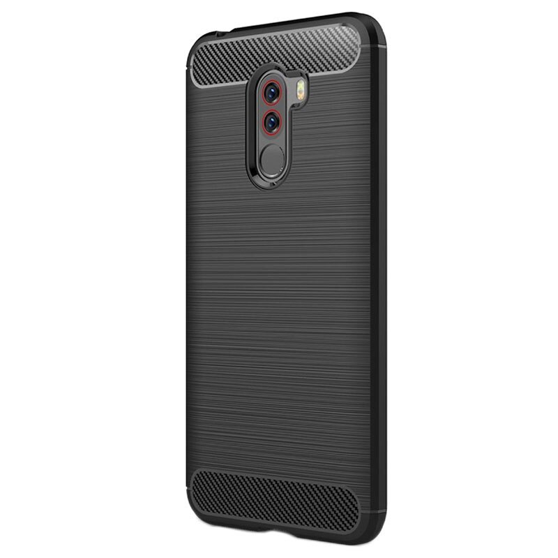 Husa Xiaomi Pocophone F1 - Forcell Series Carbon Negru