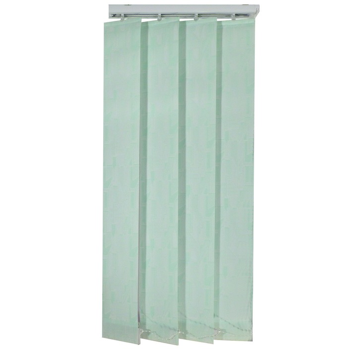 Jaluzele verticale 127mm, L80 x H140 cm, material Picasso 04, Vernil