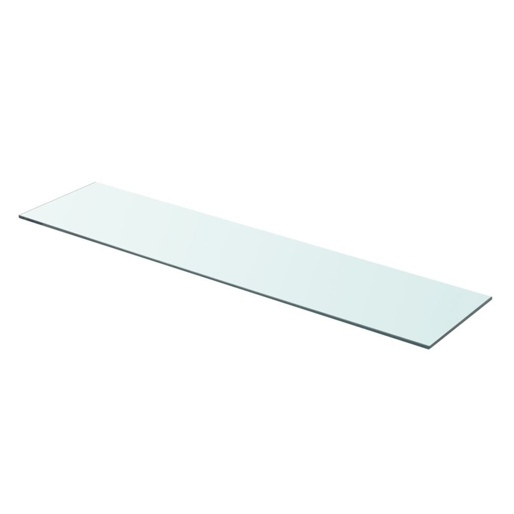 Raft suspendat din sticla, transparenta, vidaXL, 90 x 25 cm