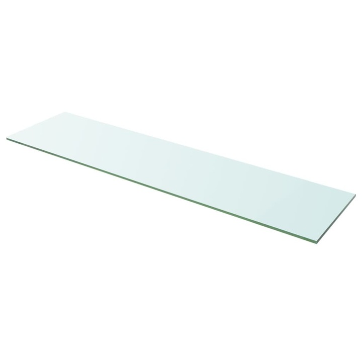 Raft din sticla transparenta vidaXL, 100 x 25 cm 4.73 kg