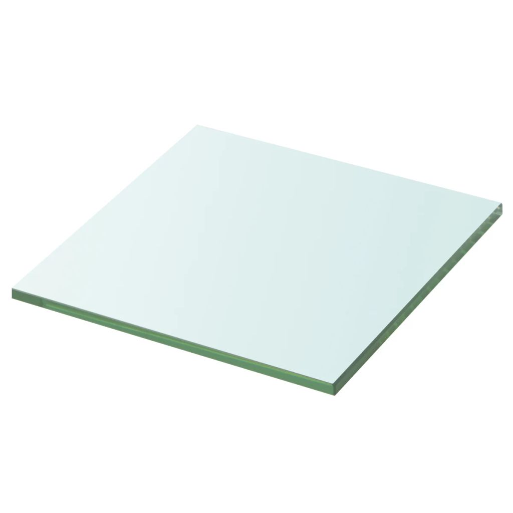 Raft suspendat din sticla, vidaXL, Transparent, 20 x 20 cm