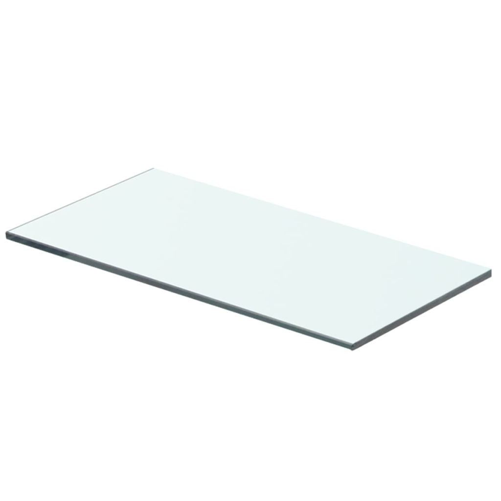 Raft suspendat din sticla, vidaXL, Transparent, 40 x 15 cm