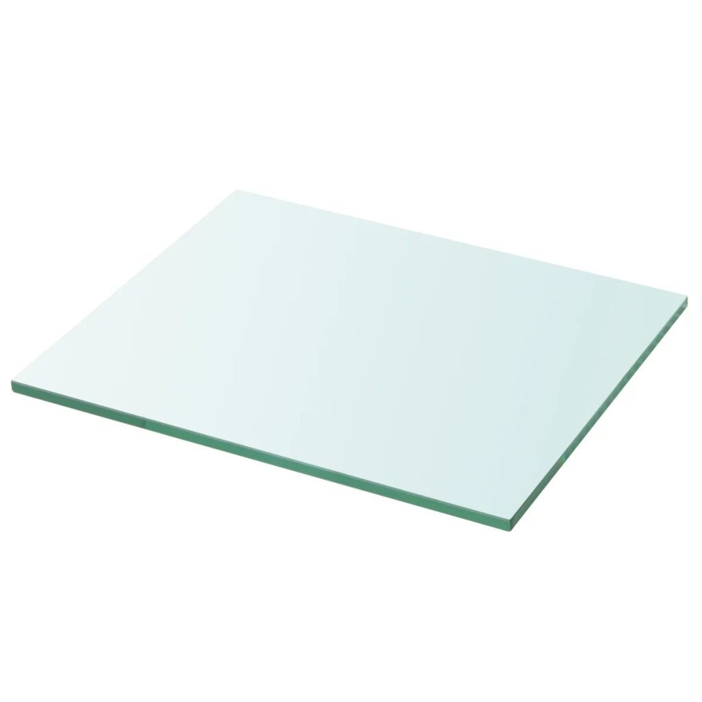 Raft suspendat din sticla, vidaXL, Transparent, 30 x 25 cm
