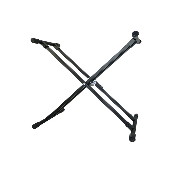 Stativ orga cu bara dubla, cu maner de blocare, demontabila