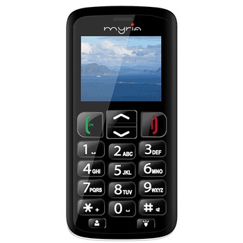 Telefon mobil, MYRIA, Senior MY9071BK, 3G, Negru Telefon mobil, MYRIA, Senior MY9071BK, 3G, Negru