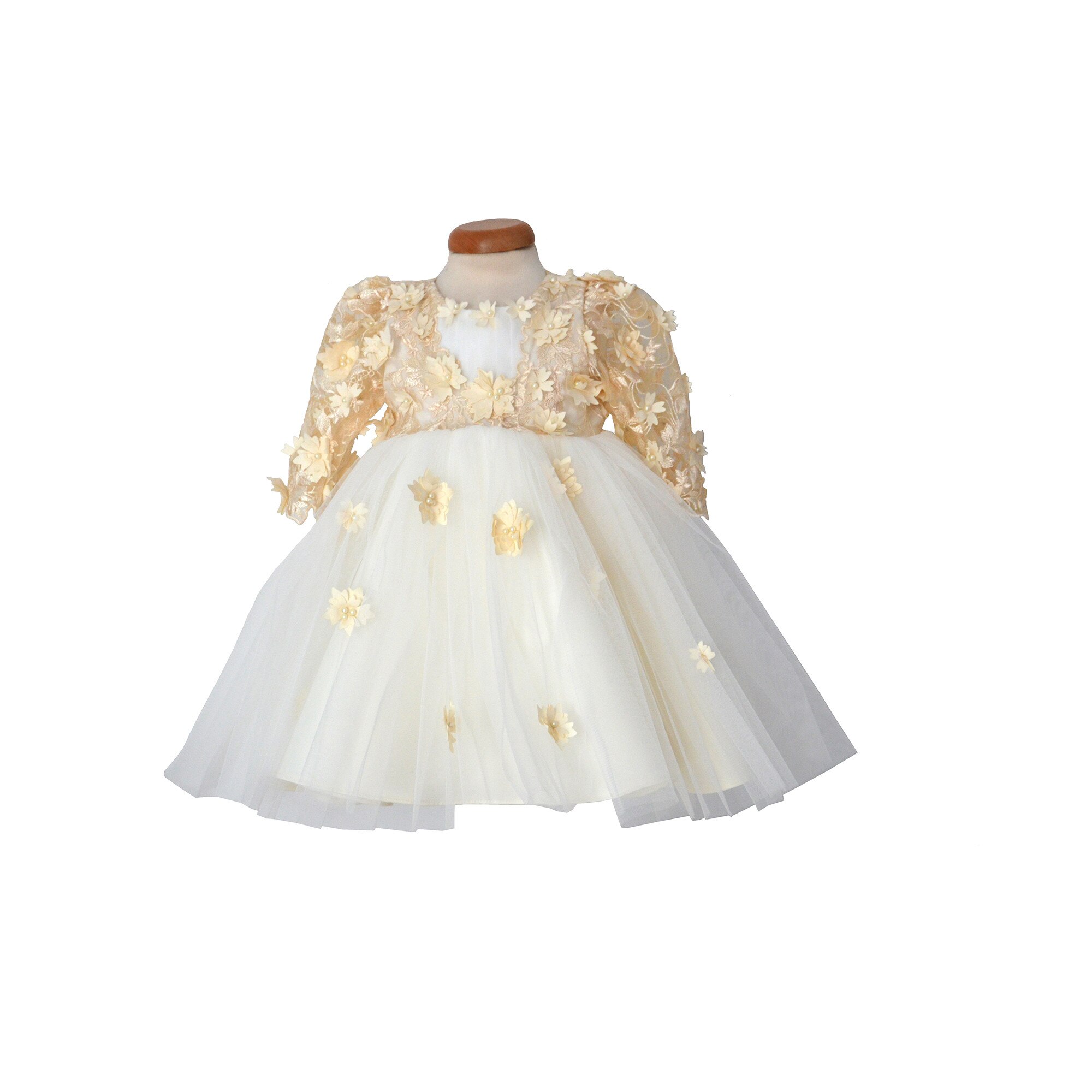 Rochita botez Serena, Darline, 4 piese, ivoire, 0-1 an