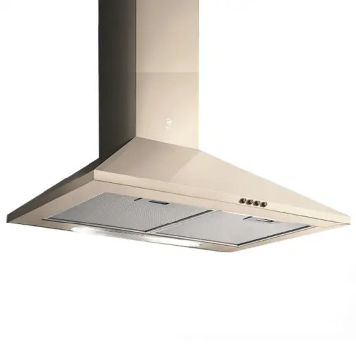 Hota, Elica Berlin CR/A/60, Capacitate de absorbtie 395 m3/h, 1 Motor, 60 cm, Crem