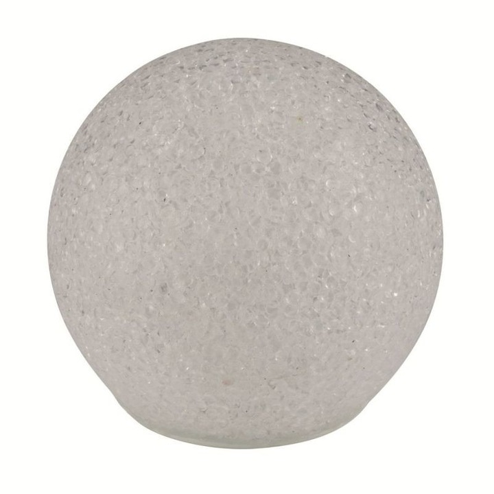 Lampa decorativa tip glob, 2 LED-uri, diametru 20 cm, lumina statica