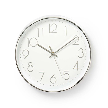 Ceas de perete Nedis, stil elegant, 30 centimetri, 1 X AA Ceas de perete Nedis, stil elegant, 30 centimetri, 1 X AA