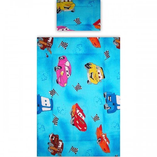 Lenjerie Hubners Patut Cars 4 Piese Albastru