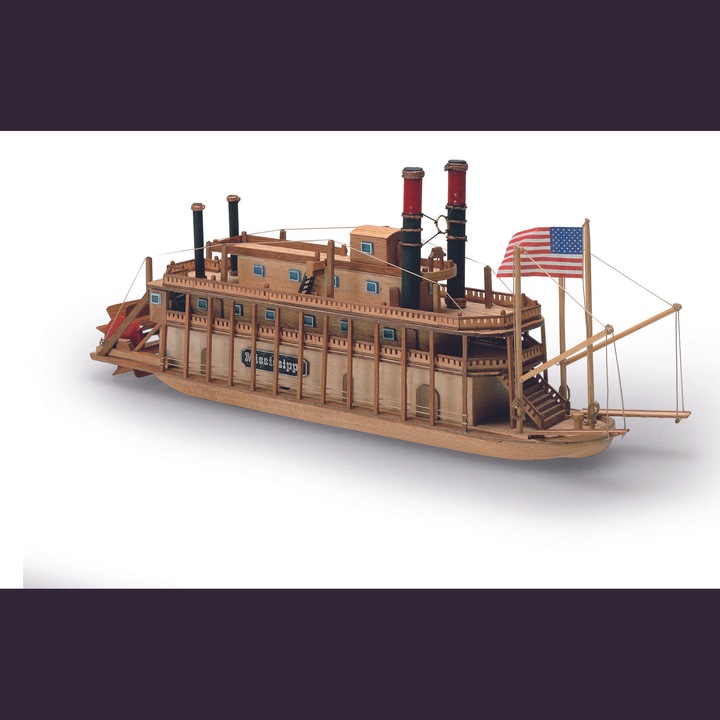 Kit de construit corabie din lemn Mississippi, Scara 1:206, 14+