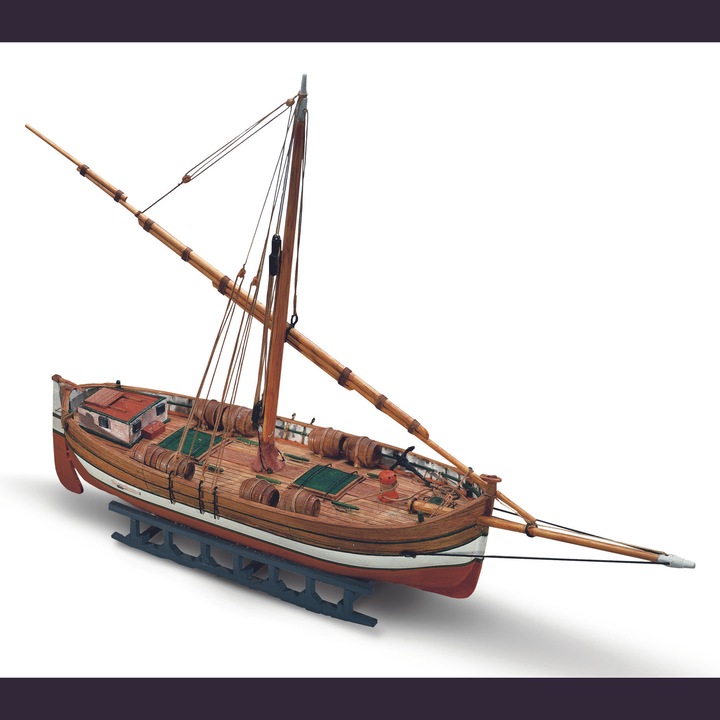 Kit de construit corabie din lemn Leudo, Scara 1:72, 14+