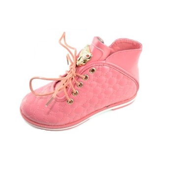 Ghete captusite pentru fetite KELLAIFENG H2202-CO, Coral Ghete captusite pentru fetite KELLAIFENG H2202-CO, Coral