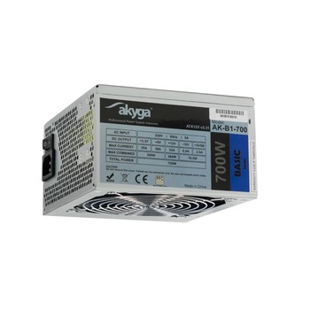 Sursa alimentare pentru carcase Akyga Basic ATX Power Supply 700W AK-B1-700 Fan12cm P8 5xSATA PCI-E Sursa alimentare pentru carcase Akyga Basic ATX Power Supply 700W AK-B1-700 Fan12cm P8 5xSATA PCI-E