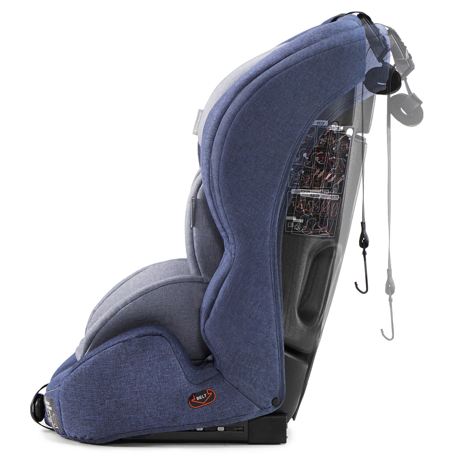 Kinderkraft SAFETY FIX 2 I-SIZE 76-150 Cm Kindersitz 9-36 Kg