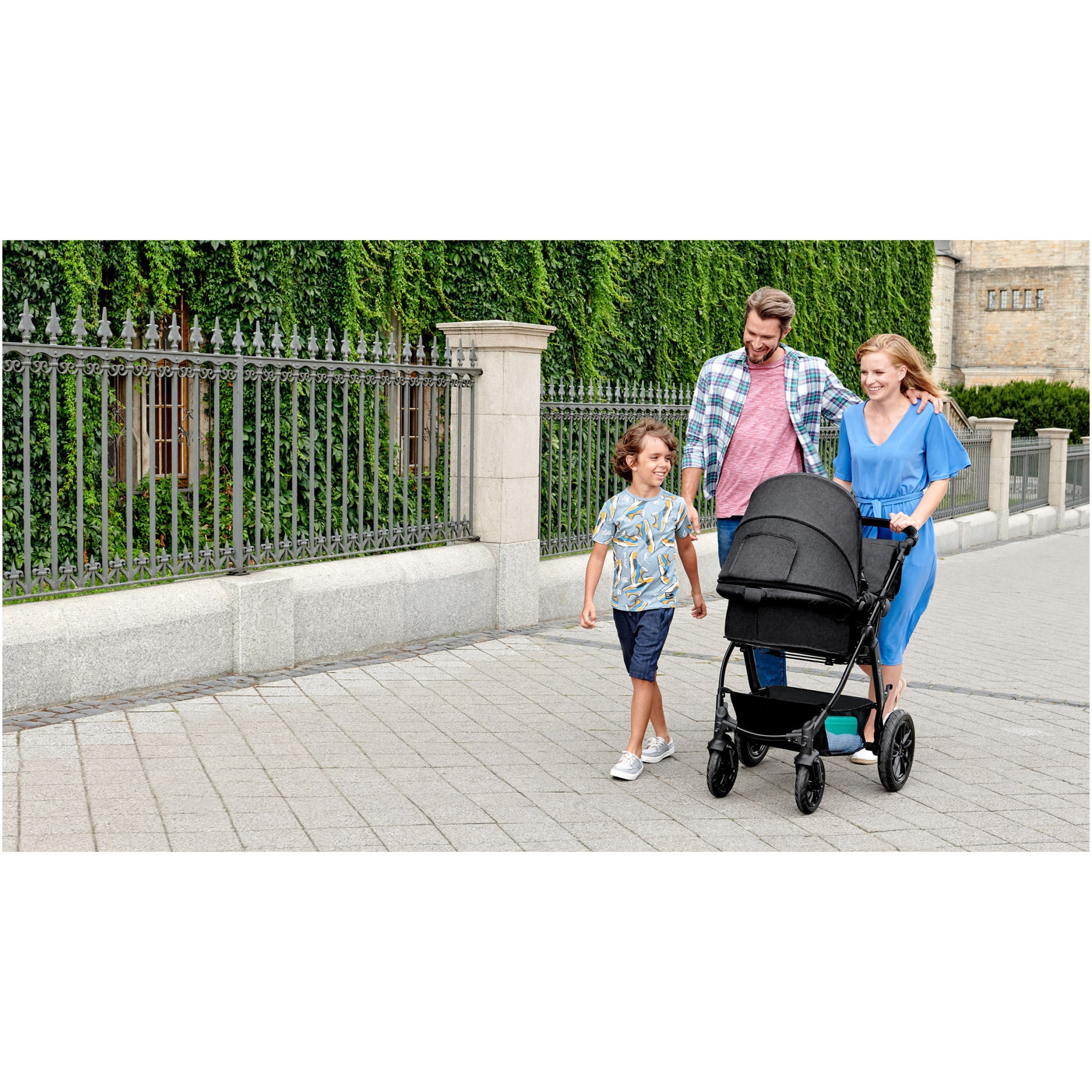 Детска количка Kinderkraft 3 in 1 Moov, Черна - eMAG.bg
