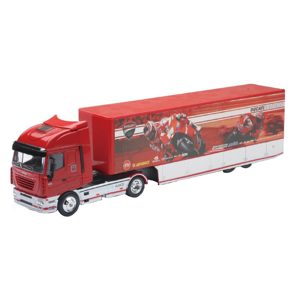 Camion diecast Iveco Stralis Ducati MotoGP Race 2010, 1:43
