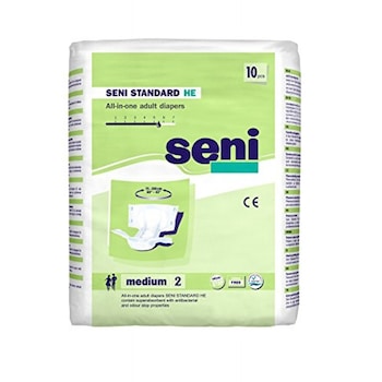 Scutece Pentru Incontinenta Seni Standard He nr. 2 Medium - M 10 buc/set Scutece Pentru Incontinenta Seni Standard He nr. 2 Medium - M 10 buc/set