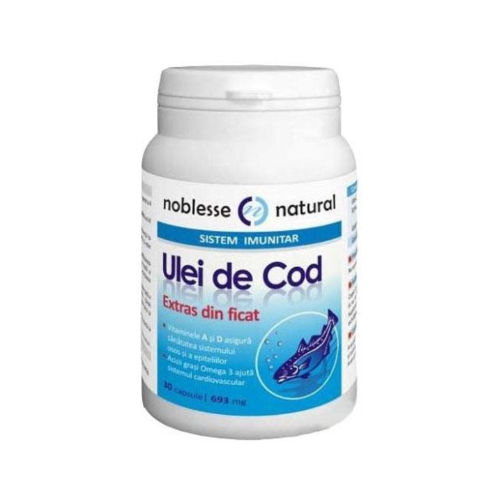 Ulei de Cod 500 mg Noblesse Natural 30 capsule