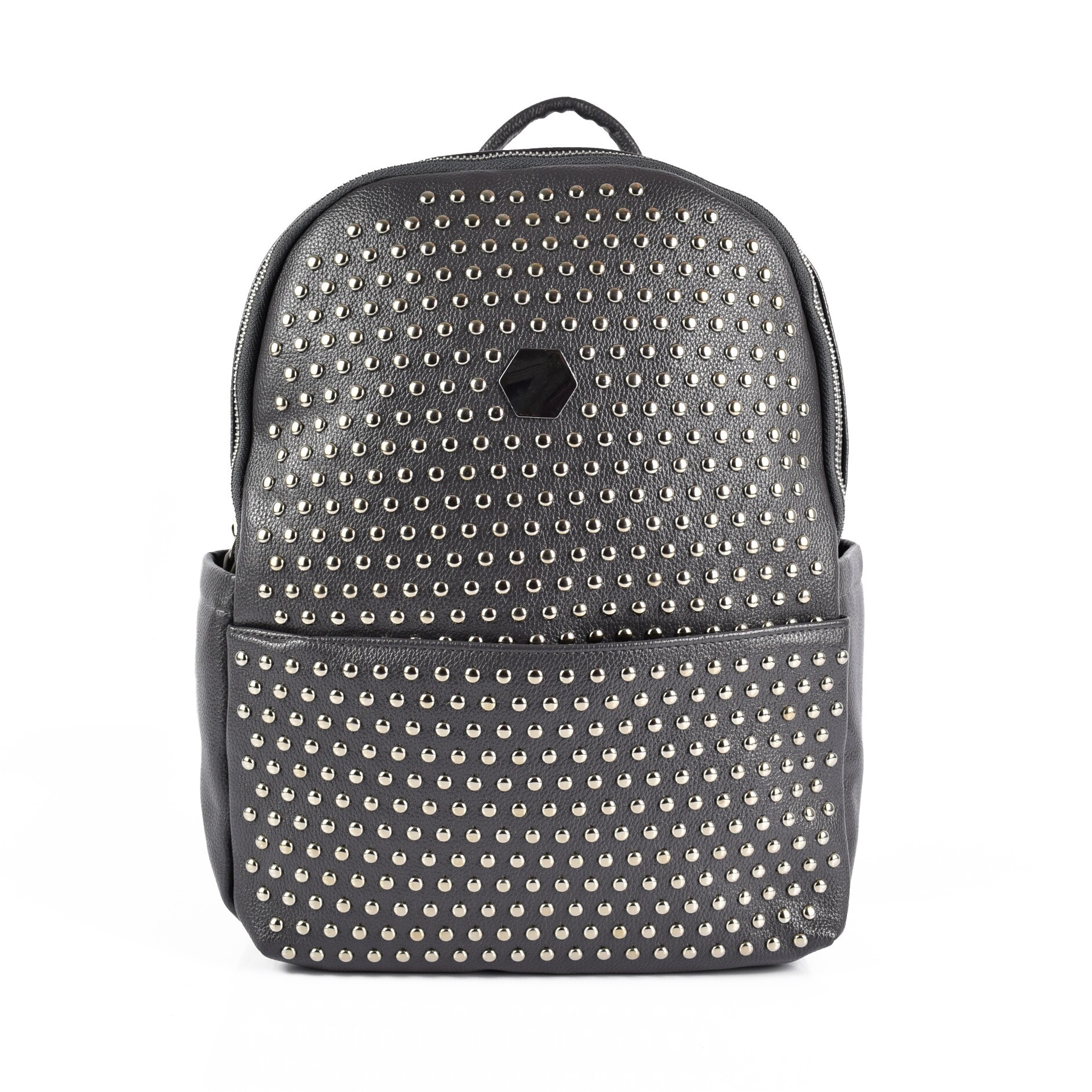 Rucsac dama Corinne Grey piele ecologica