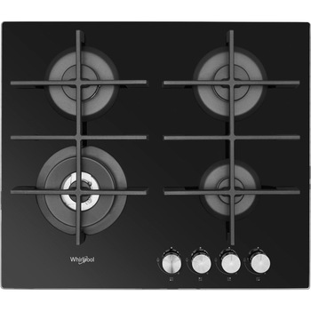 Plita incorporabila Whirlpool GOW6423/NBEE, Gaz, 4 Arzatoare, Tehnologia iXelium, Gratare din fonta, Aprindere electrica, 60 cm, Sticla neagra Plita incorporabila Whirlpool GOW6423/NBEE, Gaz, 4 Arzatoare, Tehnologia iXelium, Gratare din fonta, Aprindere electrica, 60 cm, Sticla neagra