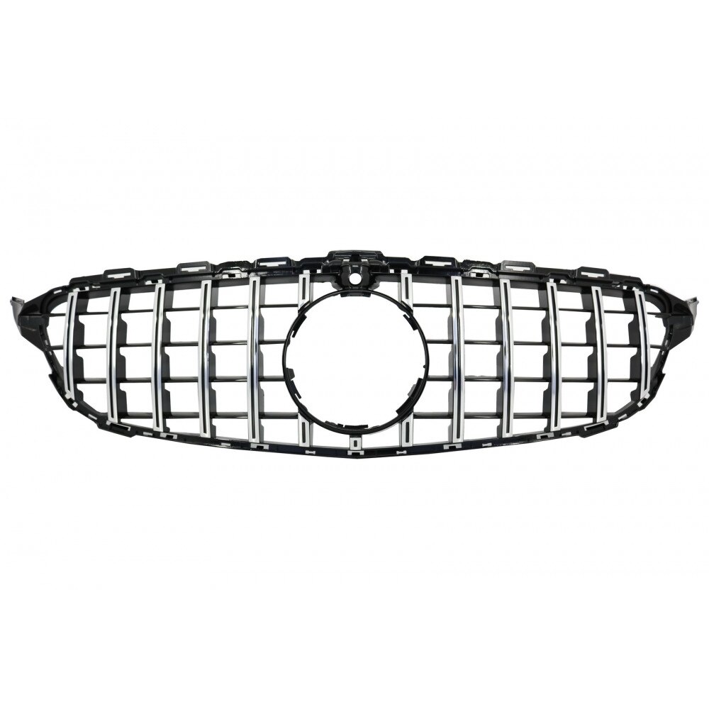 Grila Centrala compatibil cu Mercedes Benz C-Class W205 S205 C205 A205 (2014-up) A GT-R Panamericana Design cu Camera