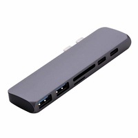 adaptor hub din aluminiu type-c 7 in 1 pentru macbook pro hdmi sdmicrosd reader usb 30 gri imagen 27_0_
0