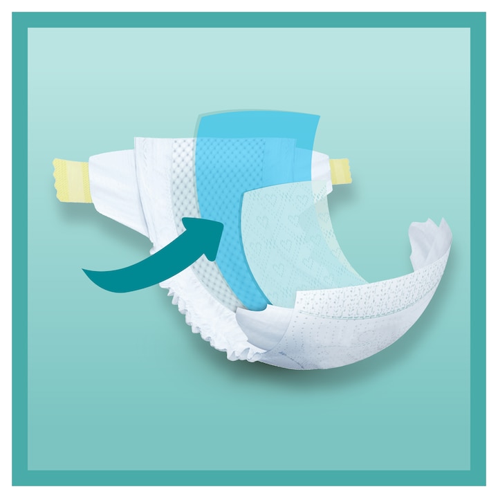 Scutece Pampers Active Baby Nr.5, 11-16kg, set 64 buc, respirabile, moi