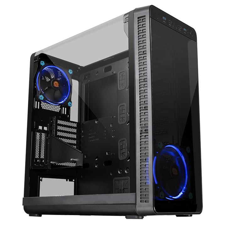 Carcasa Thermaltake View 37 Window, fara sursa, negru