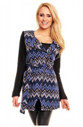 Palton dama cu cordon in talie si inchidere cu fermoar , marimea M