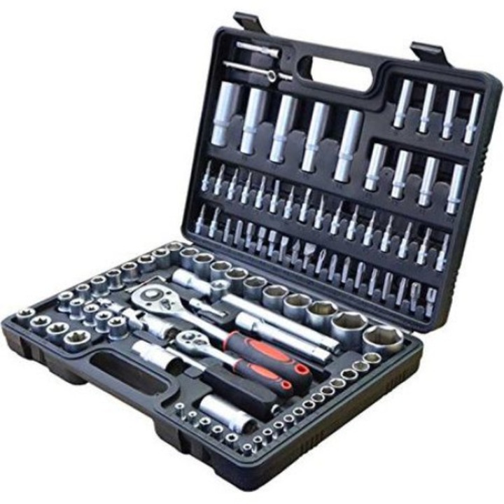 Trusa de scule 108 piese, fabricata din Chrome Vanafim, calitate nemteasca