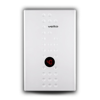 Incalzitor Instant Veito Flow E 10,5kW, Electric, Clasa A, Digital, Compatibil Solar, Termostat, Multi-point, 5l/min Incalzitor Instant Veito Flow E 10,5kW, Electric, Clasa A, Digital, Compatibil Solar, Termostat, Multi-point, 5l/min