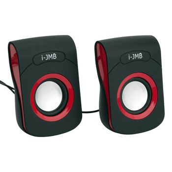 Boxe pentru PC, 2.0, Rosu/Negru, Conectare USB Boxe pentru PC, 2.0, Rosu/Negru, Conectare USB