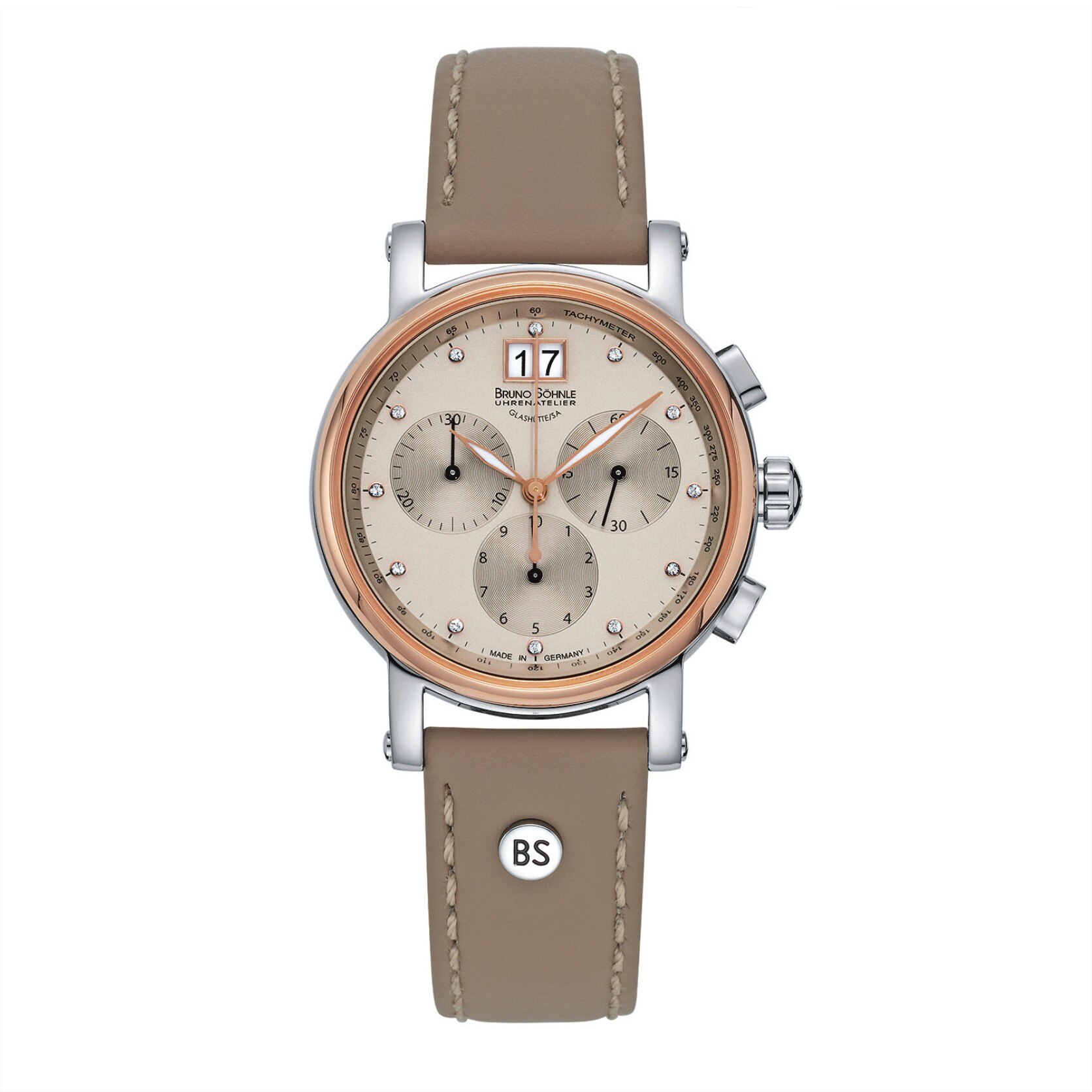 Ceas Bruno Sohnle 17-63115-153, dama, cronograf, carcasa 36mm