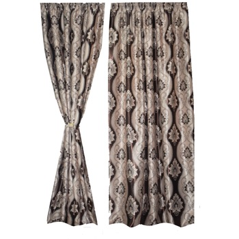 Set 2 draperii black-out MASTEL 140x245cmx2 culoare bej-maro model baroc B3M Set 2 draperii black-out MASTEL 140x245cmx2 culoare bej-maro model baroc B3M