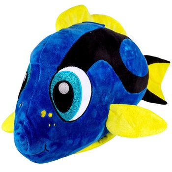 Jucarie de plus S-Toys, pestisor cu ochi glitter, albastru, 50 cm Jucarie de plus S-Toys, pestisor cu ochi glitter, albastru, 50 cm