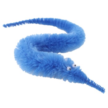 Jucarie twisty worm albastru Jucarie twisty worm albastru