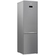 Combina frigorifica BEKO RCNA406E30ZXB, 362 l, NeoFrost Dual Cooling, Touch control, Raft sticle, H 203 cm, Clasa A++, Argintiu