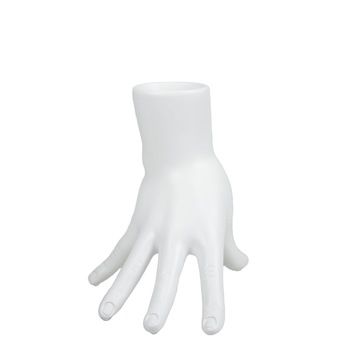 Vaza suport mana Oggeti, de culoare alb opac, Antartidee Vaza suport mana Oggeti, de culoare alb opac, Antartidee