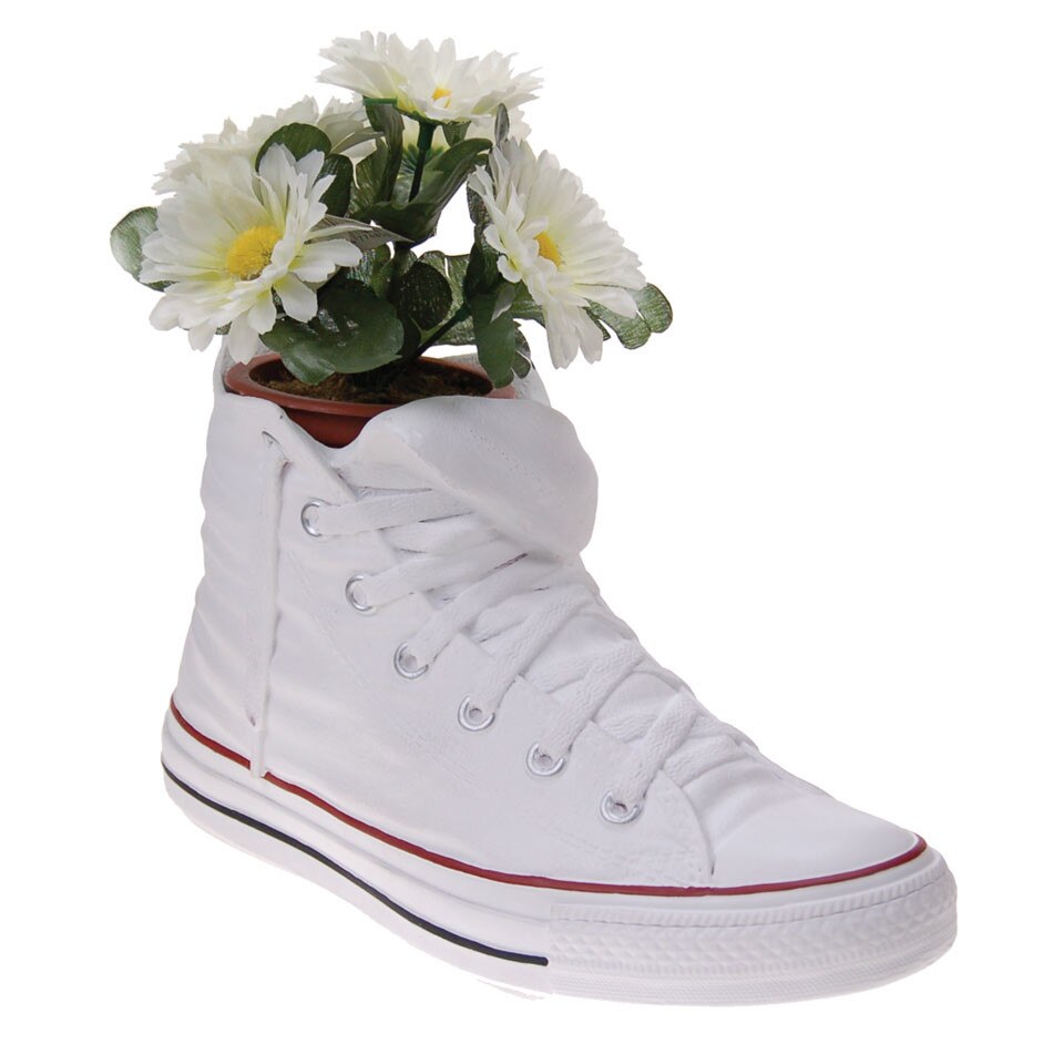 Vaza-suport Converse, de culoare alba, Antartidee by iLUX