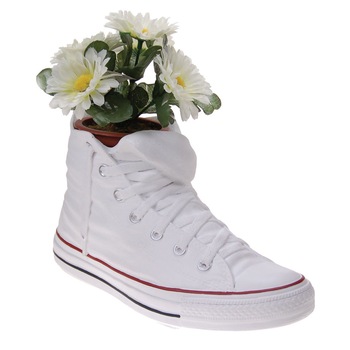 Vaza-suport Converse, de culoare alba, Antartidee by iLUX Vaza-suport Converse, de culoare alba, Antartidee by iLUX