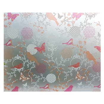 Folie pentru geam decorativa fluturi si pasari, 4 m x 0.9 m Folie pentru geam decorativa fluturi si pasari, 4 m x 0.9 m