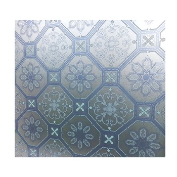 Folie pentru geam decorativa vitraliu hexagoane, 8 m x 0.9 m Folie pentru geam decorativa vitraliu hexagoane, 8 m x 0.9 m